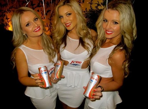Custom branded energy drinks